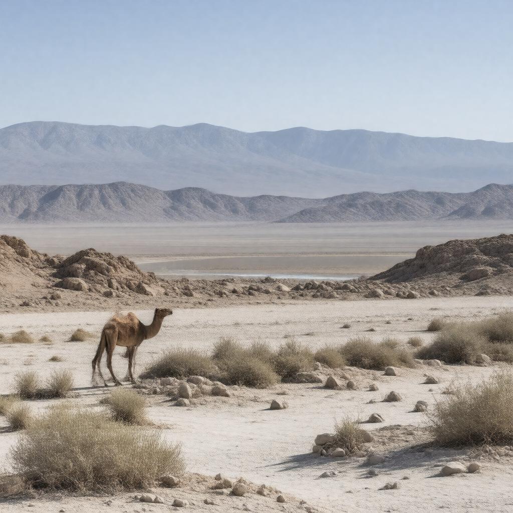AI-created image of Syrian Desert