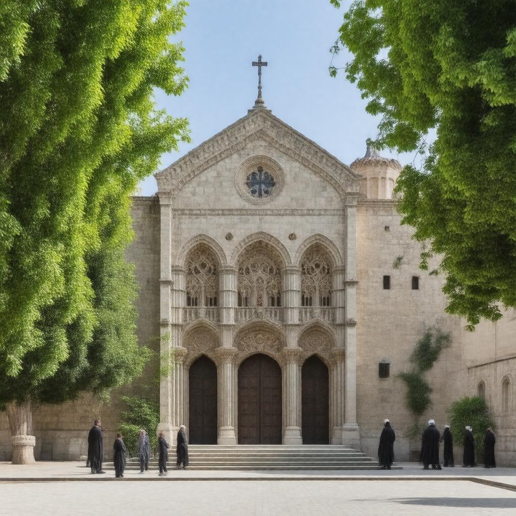 AI-created image of Syrian Orthodox Church