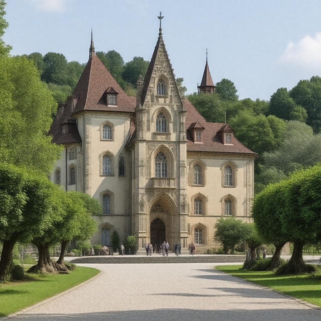 AI-created image of Tübinger Stift