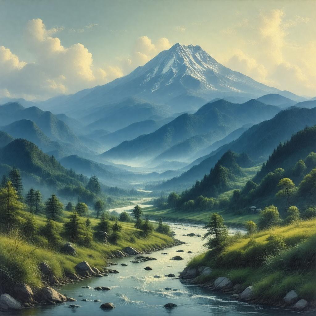 AI-created image of Tōhoku region