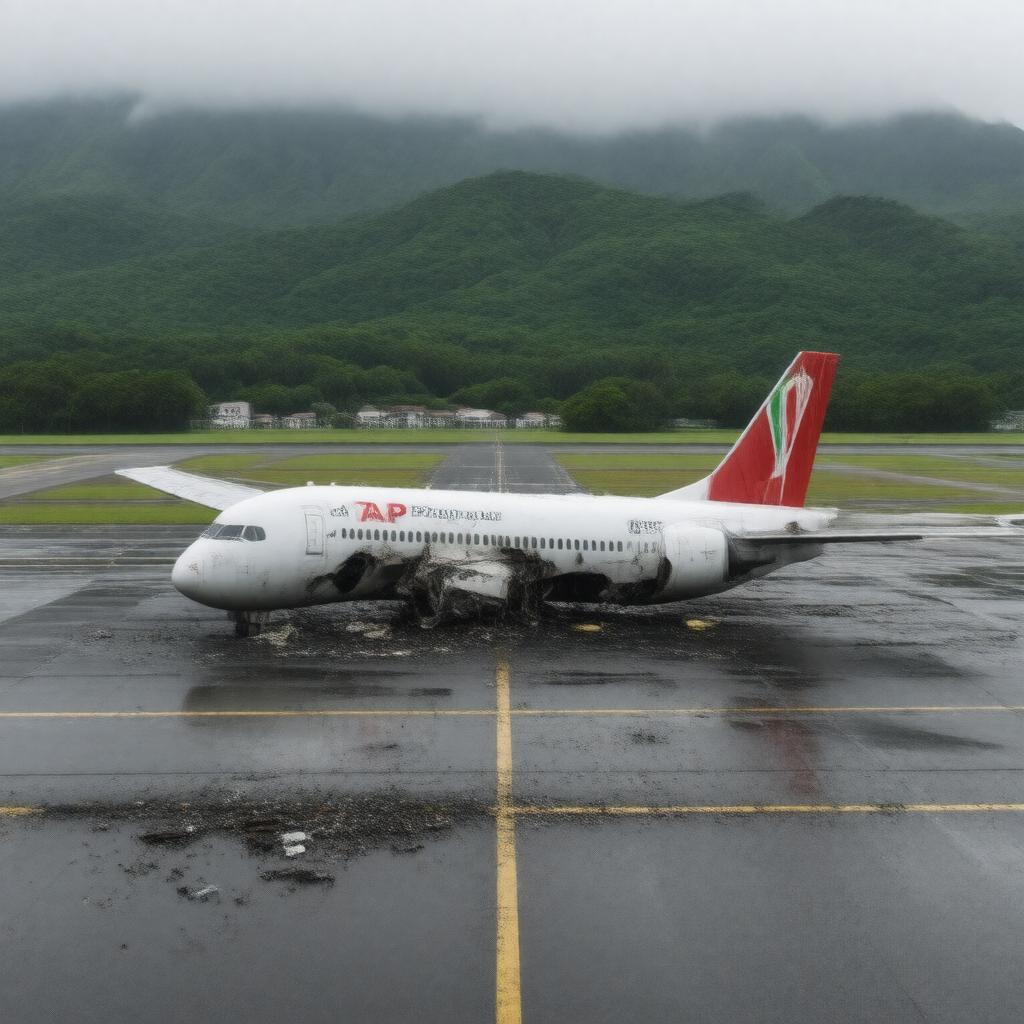 Click to view larger image AI-created image of TAP Portugal Flight 425 crash (1977)