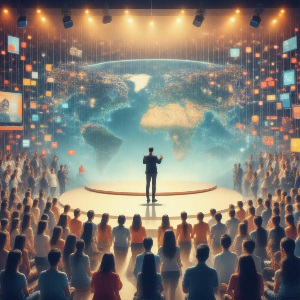 AI-created image of TED Talk
