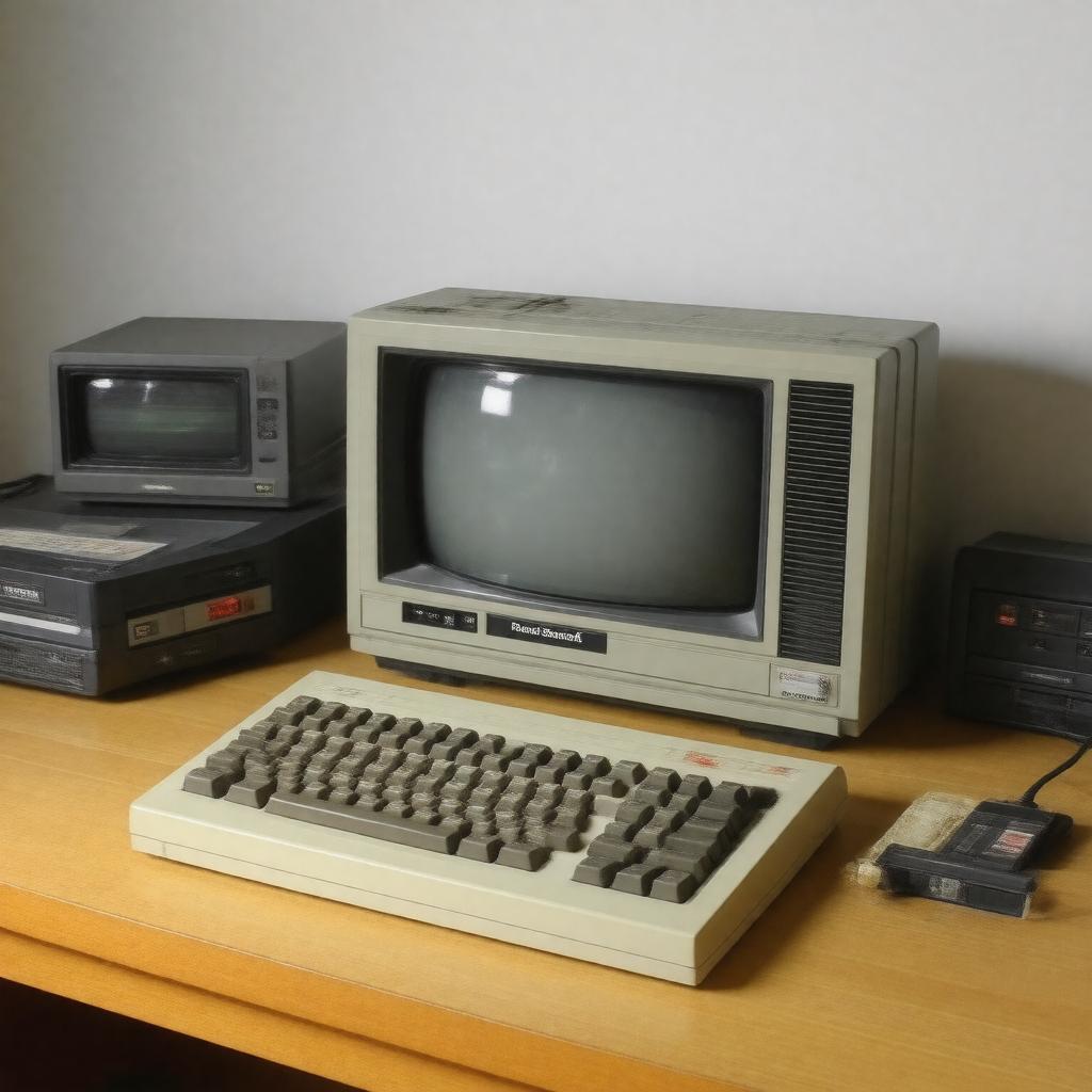 AI-created image of TRS-80