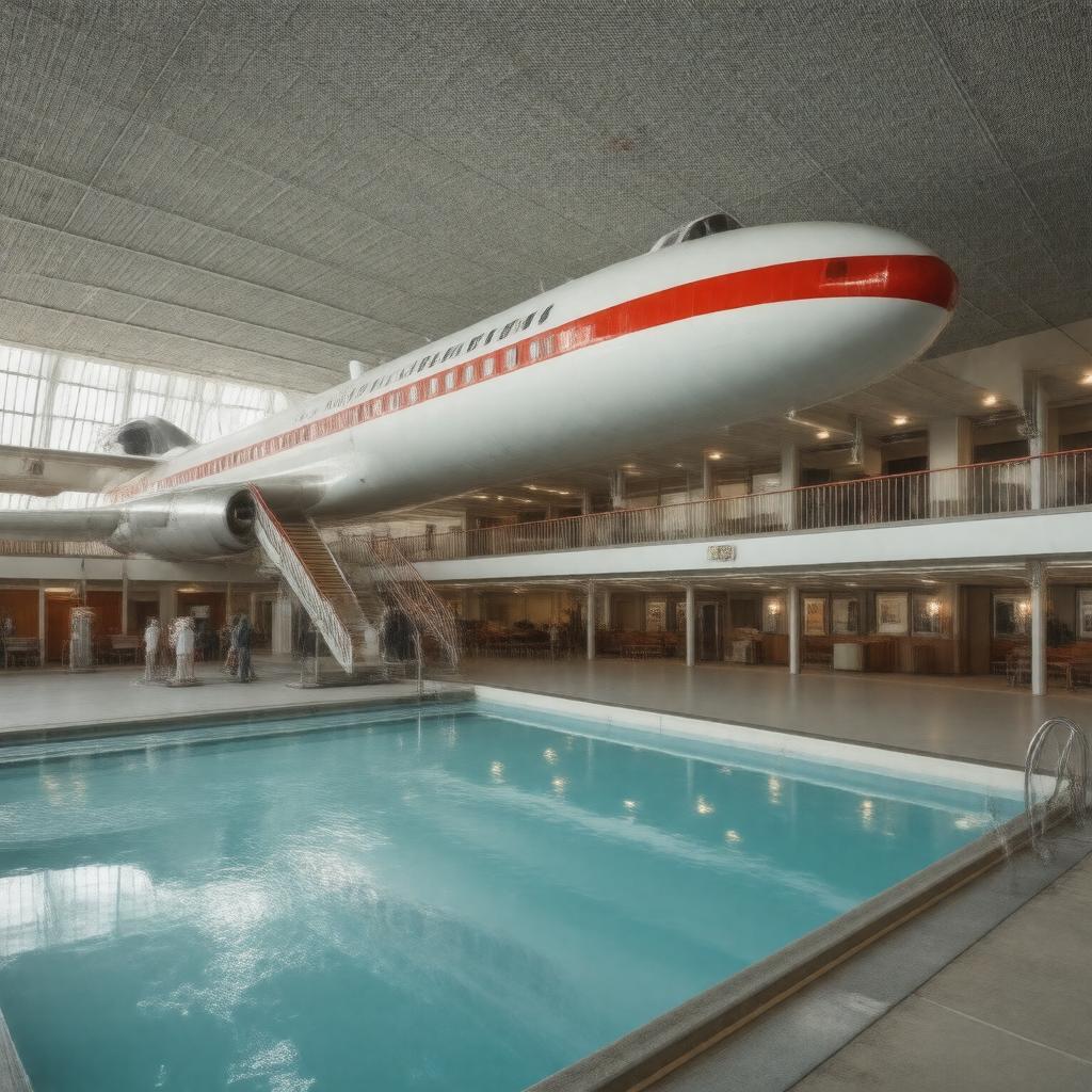 AI-created image of TWA Hotel