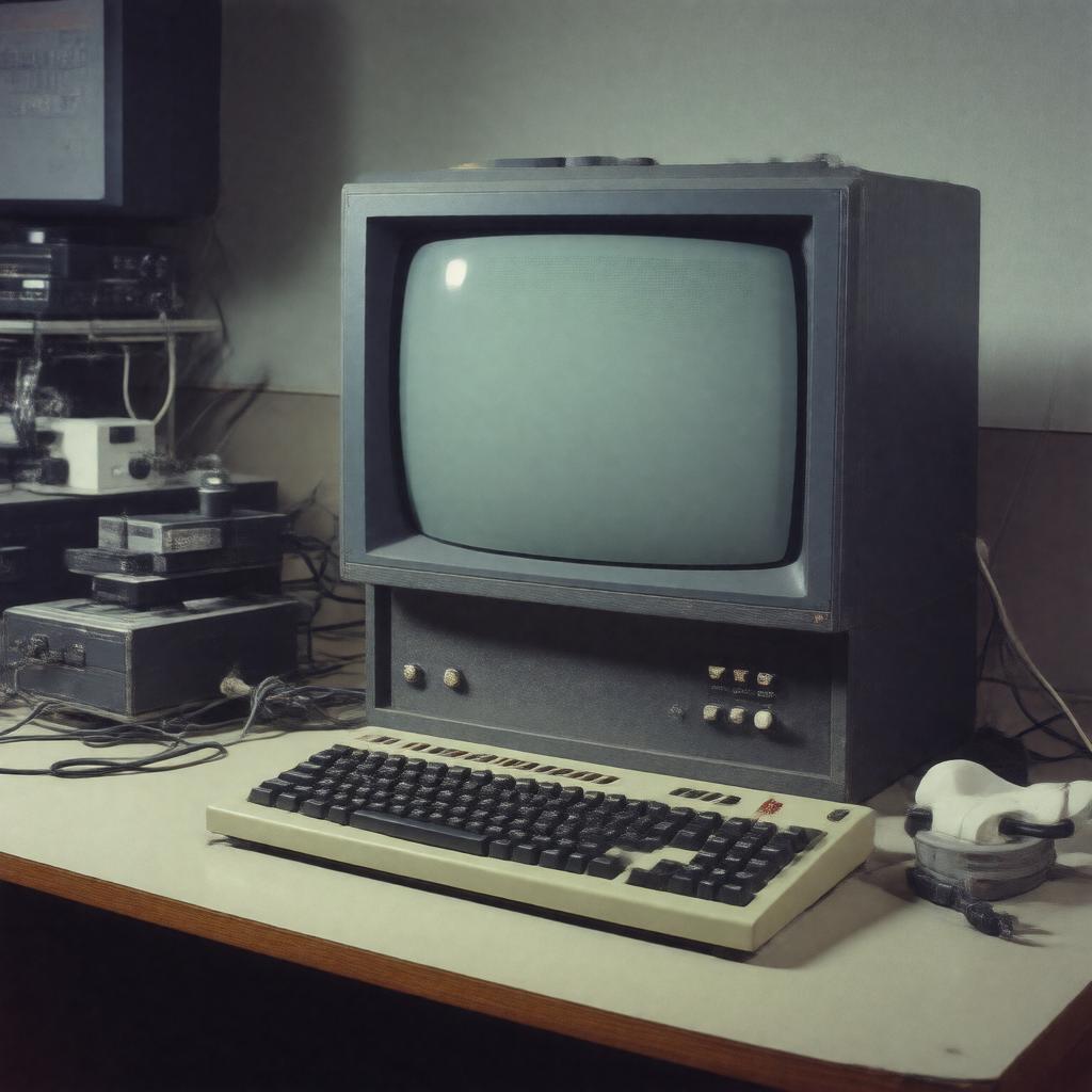 Click to view larger image AI-created image of TX-2 computer