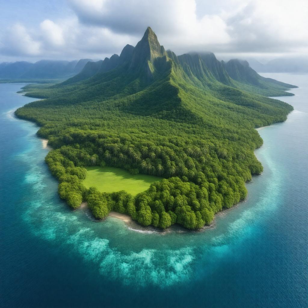 AI-created image of Ta‘ū