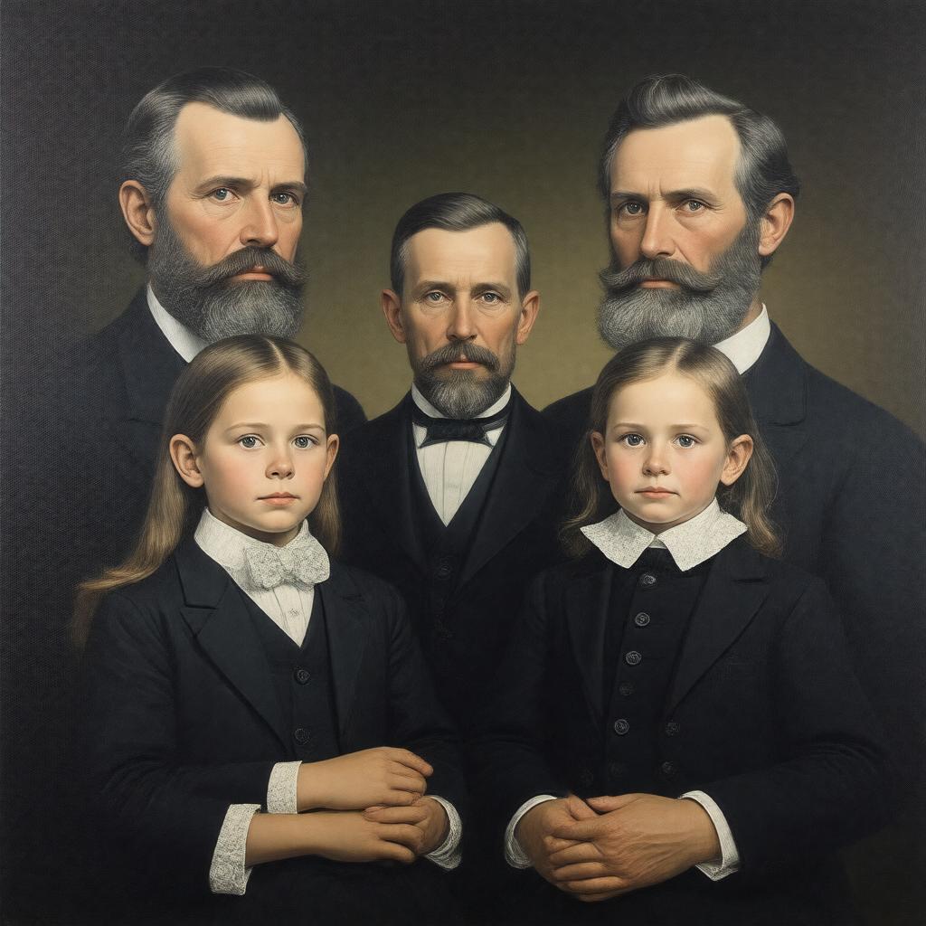 AI-created image of Taber family