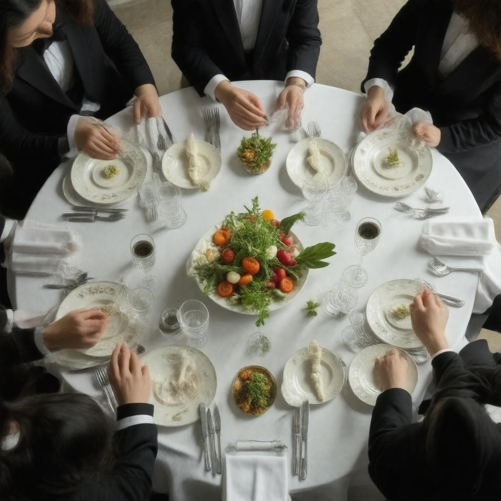 Click to view larger image AI-created image of Table Manners