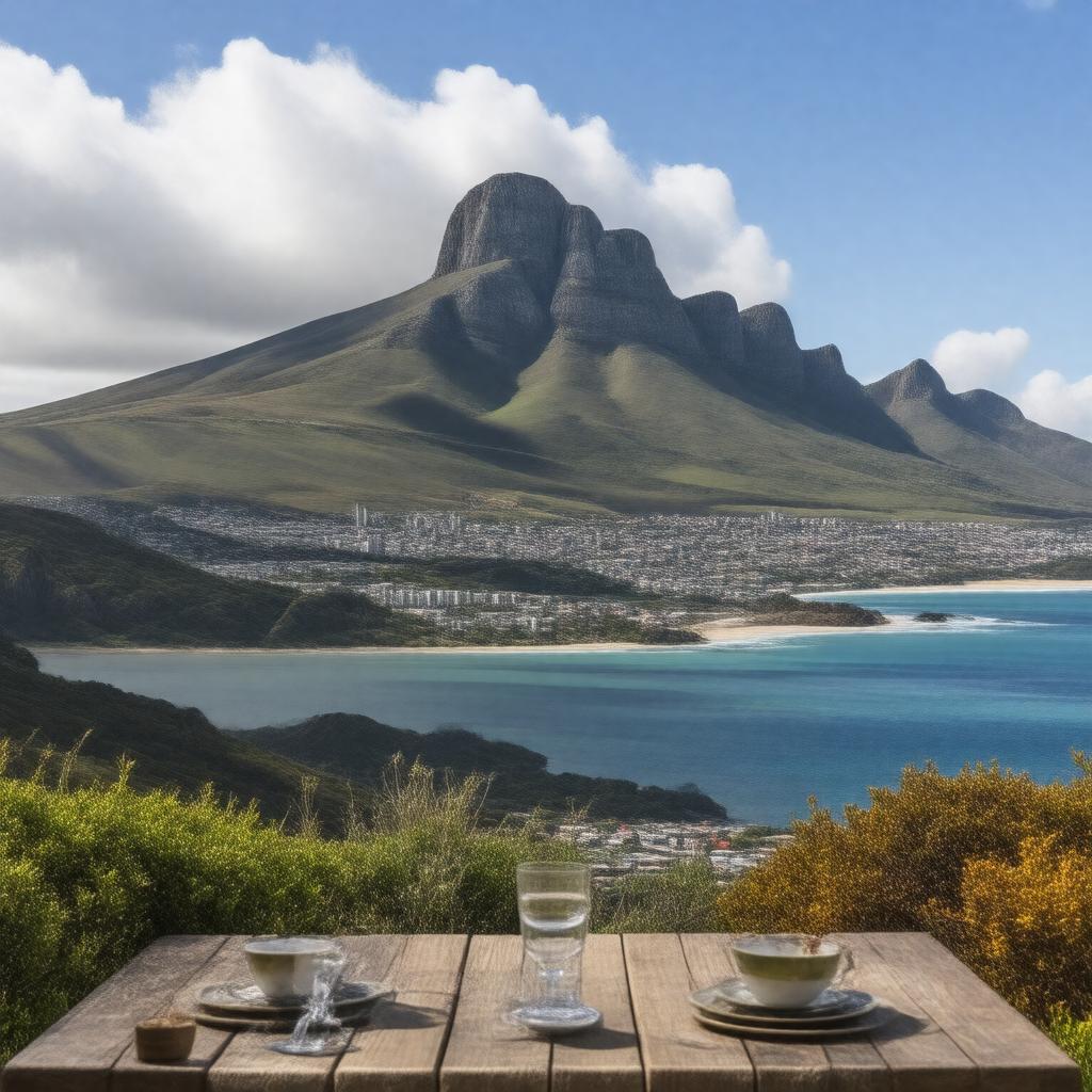 AI-created image of Table Mountain