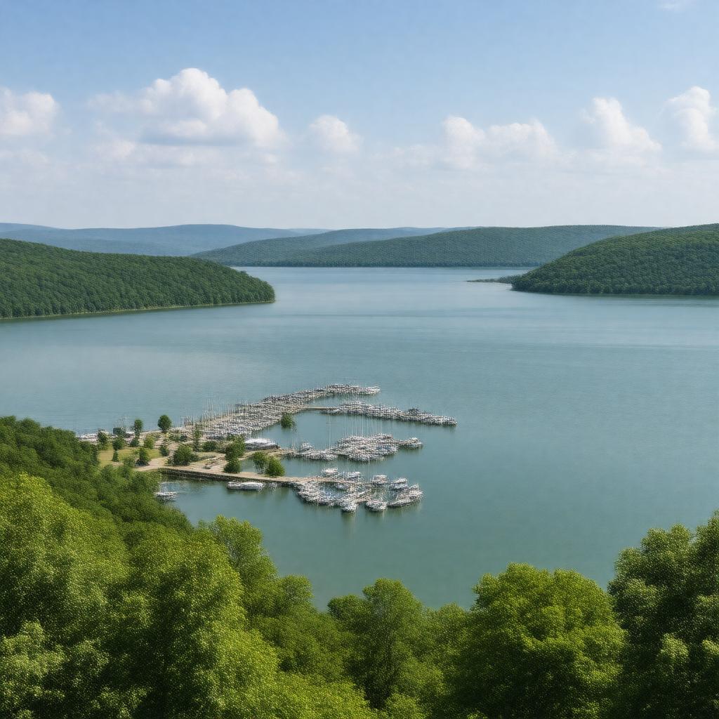 AI-created image of Table Rock Lake