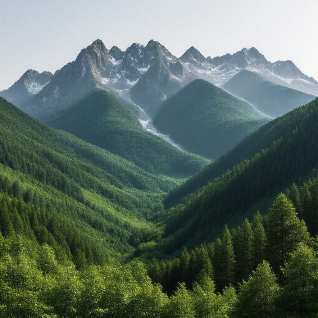 AI-created image of Taconic Mountains