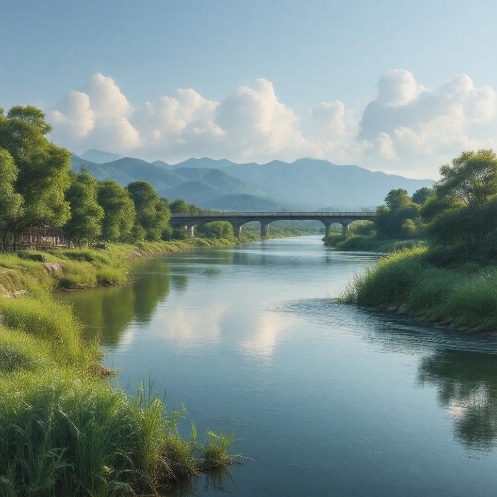 AI-created image of Taehwagang River