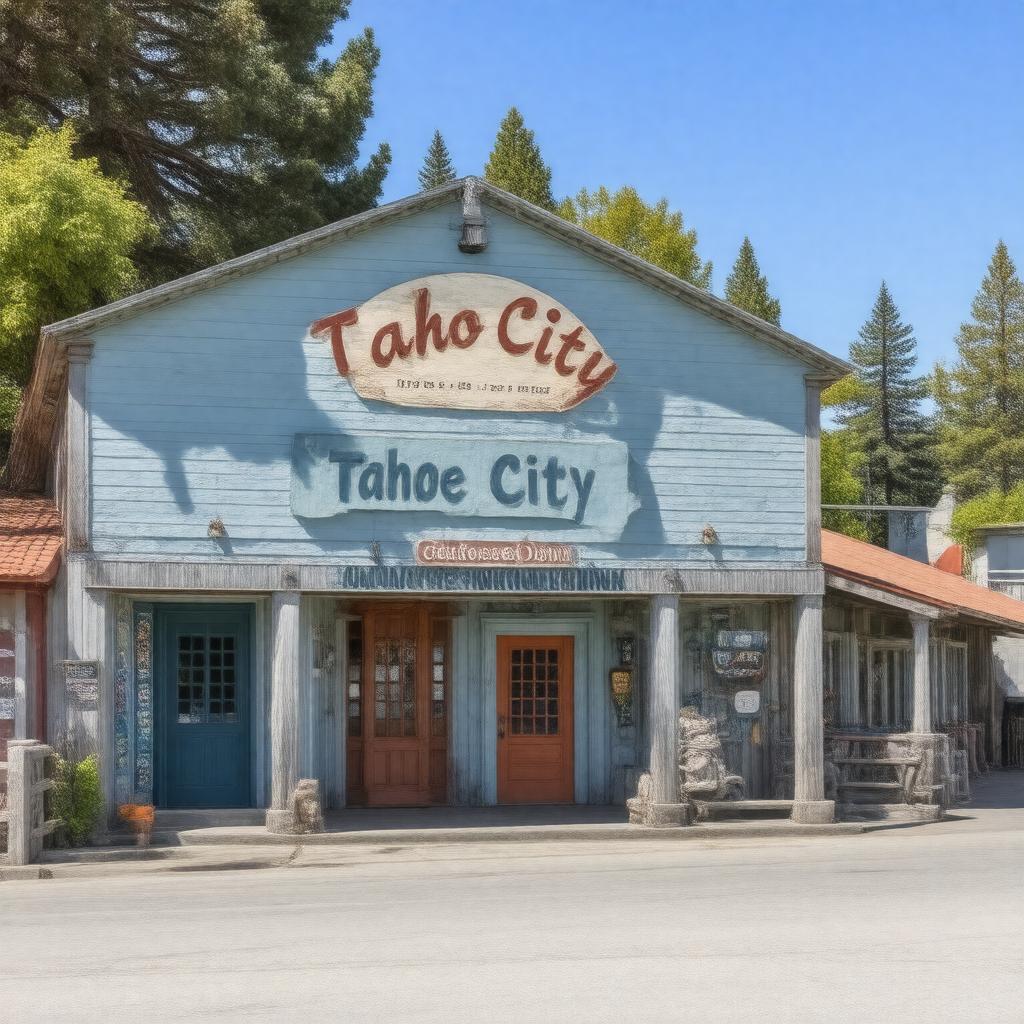 AI-created image of Tahoe City