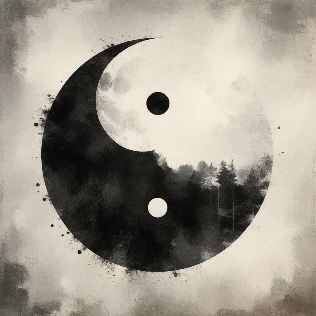 AI-created image of Taijitu