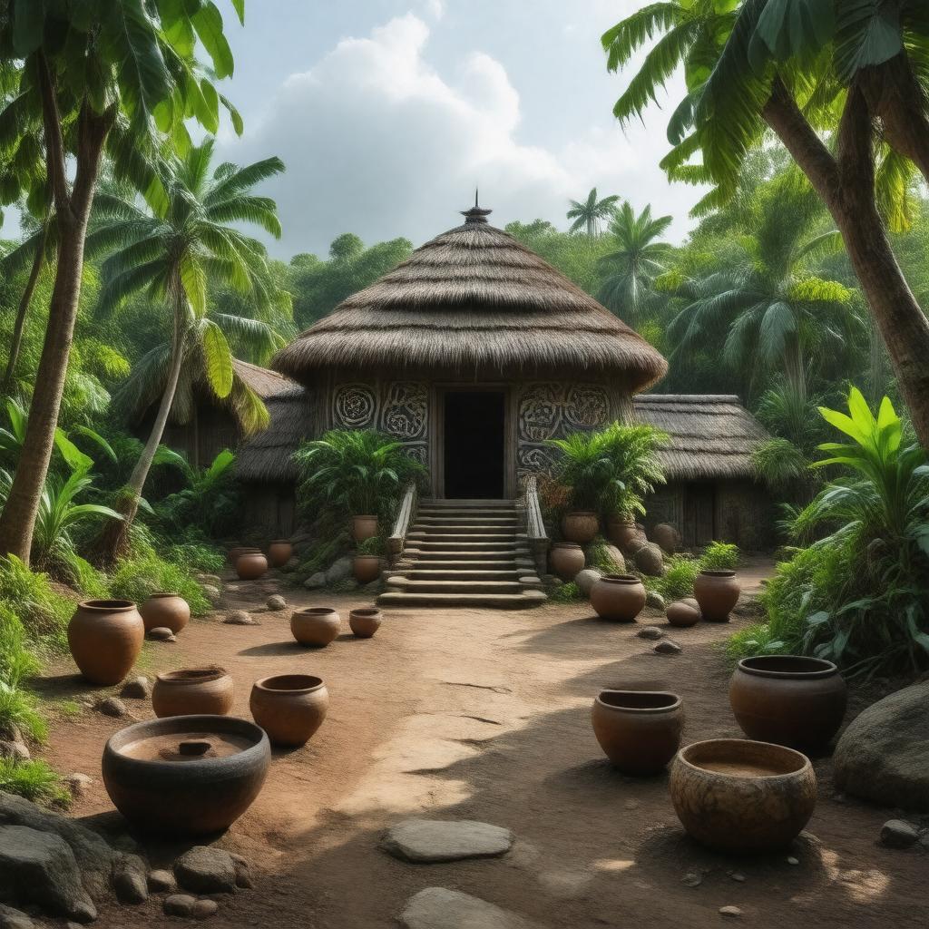 AI-created image of Taino people