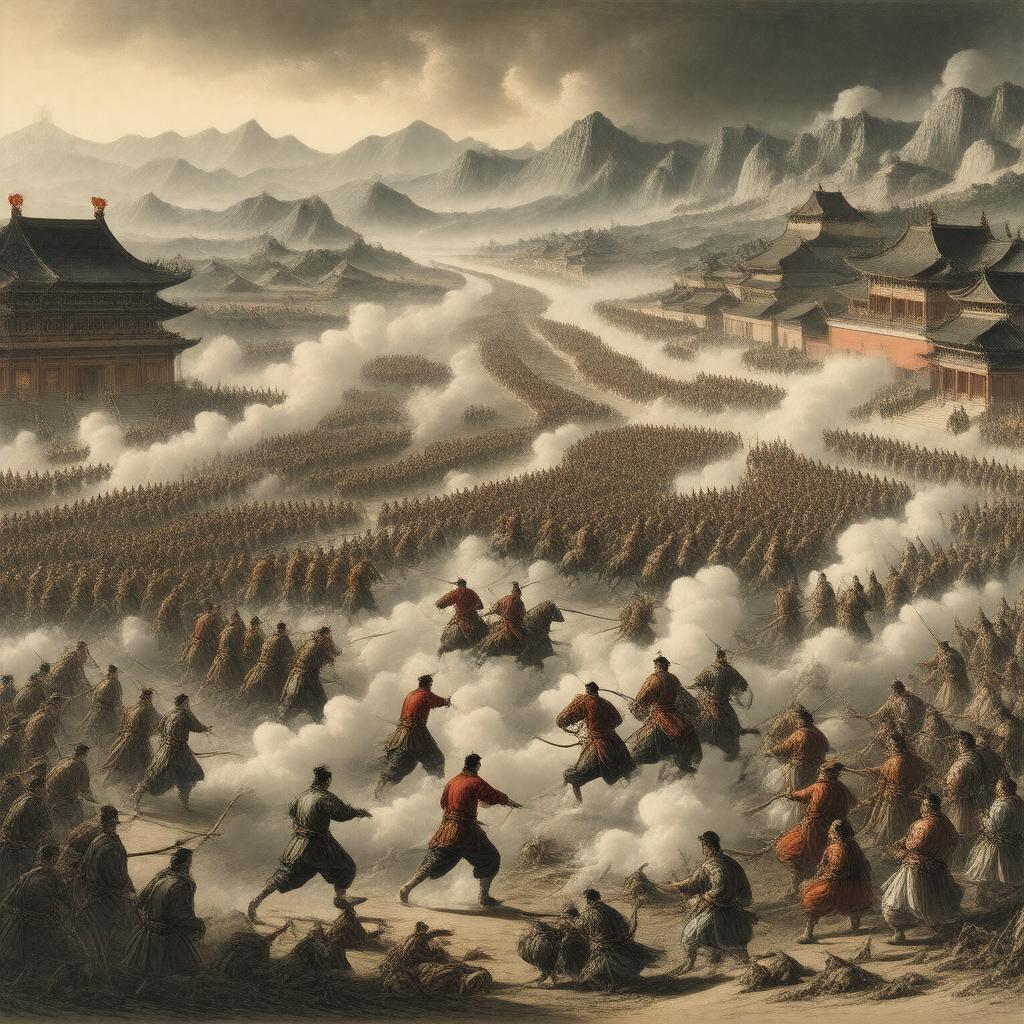 AI-created image of Taiping Rebellion