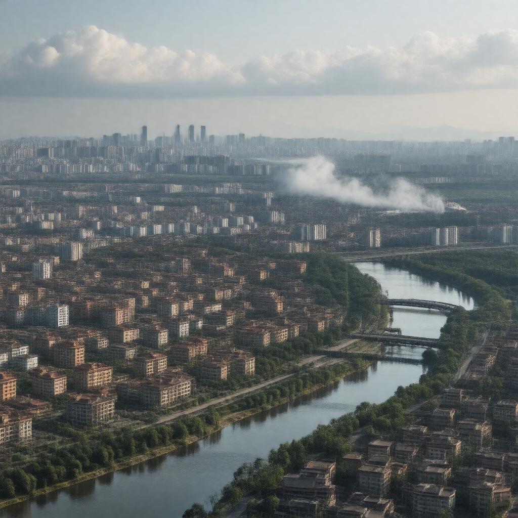 AI-created image of Taiyuan