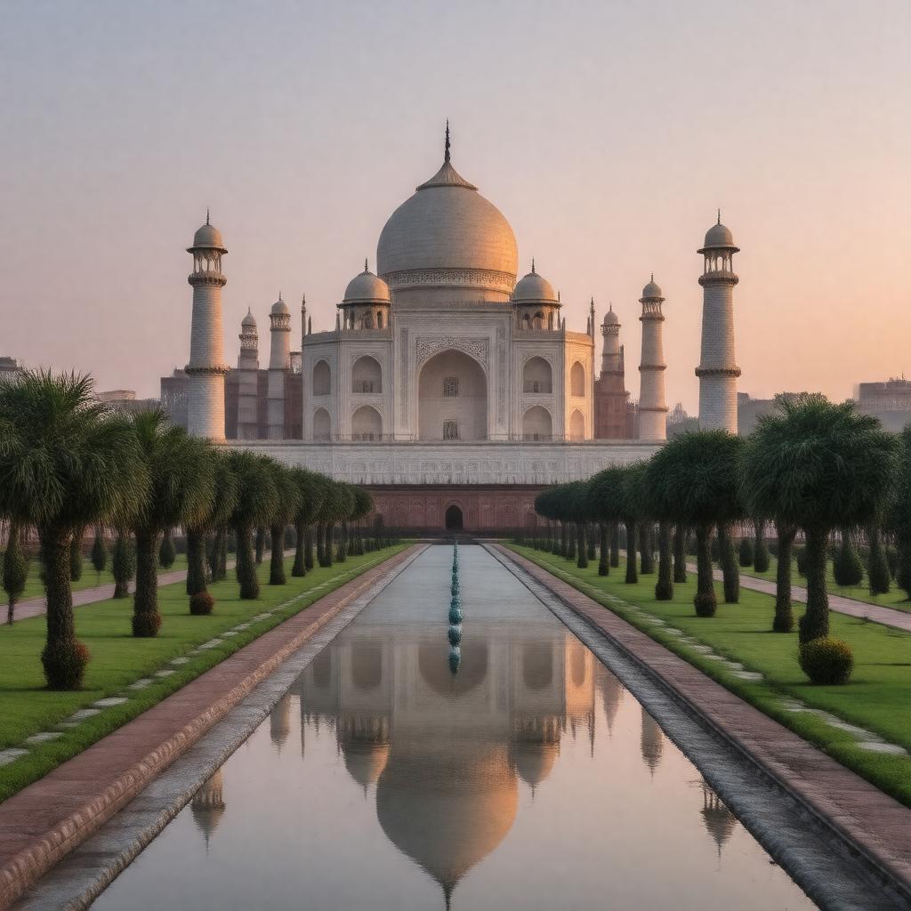 AI-created image of Taj Mahal Palace Hotel