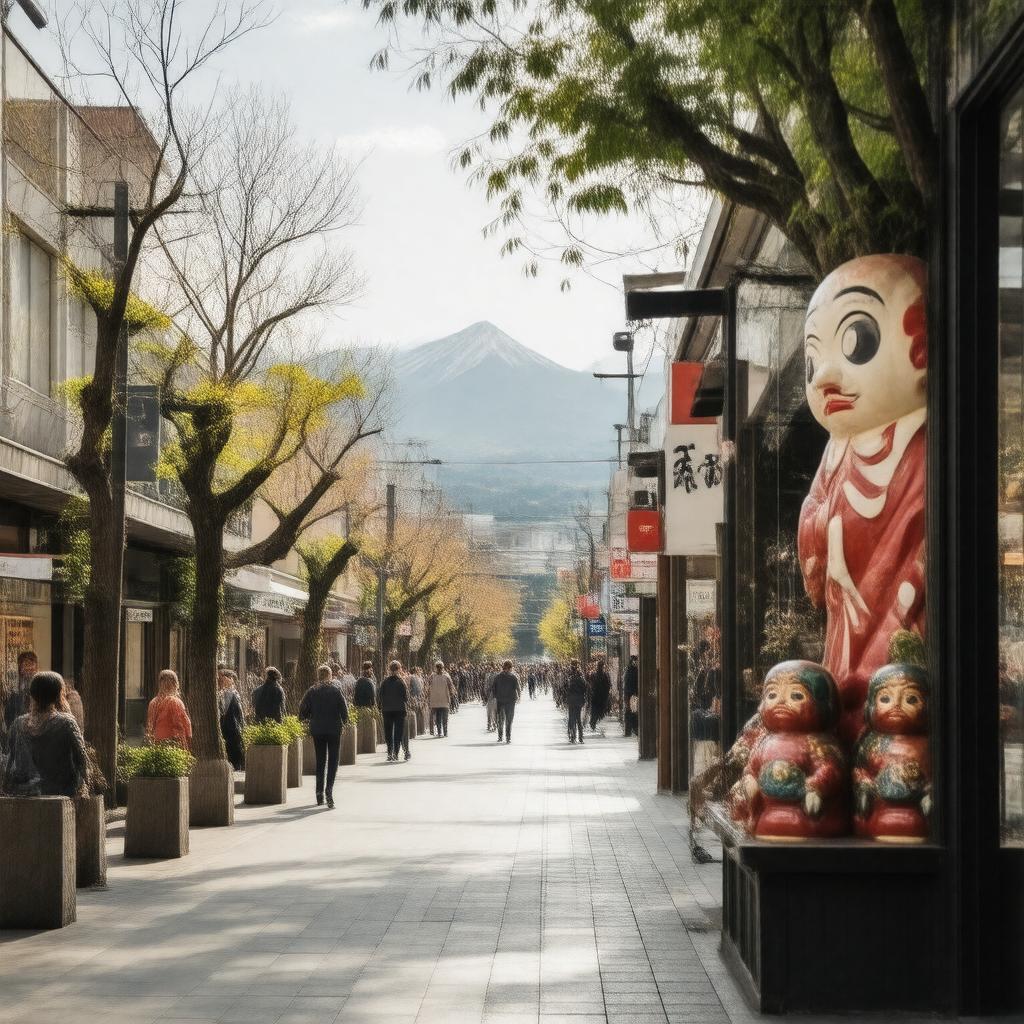 AI-created image of Takasaki, Japan