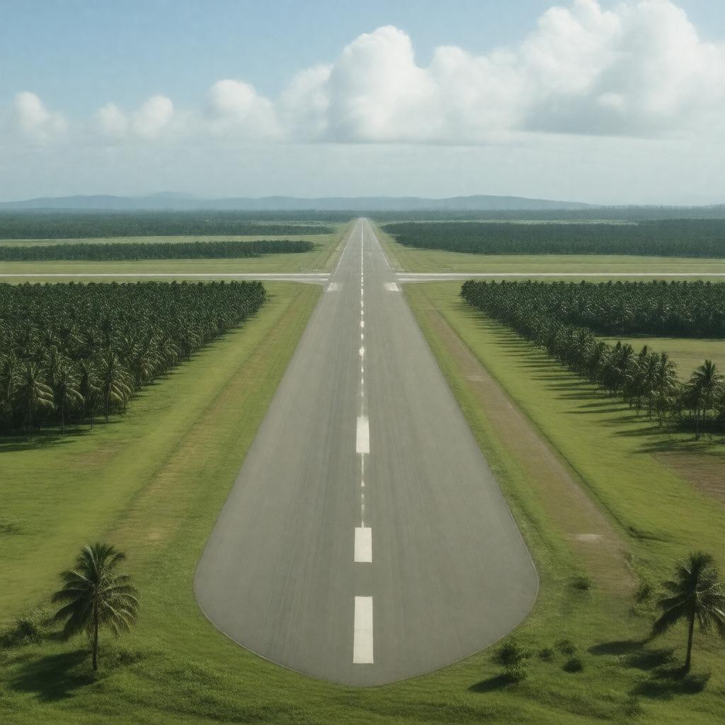 AI-created image of Takoradi Airport