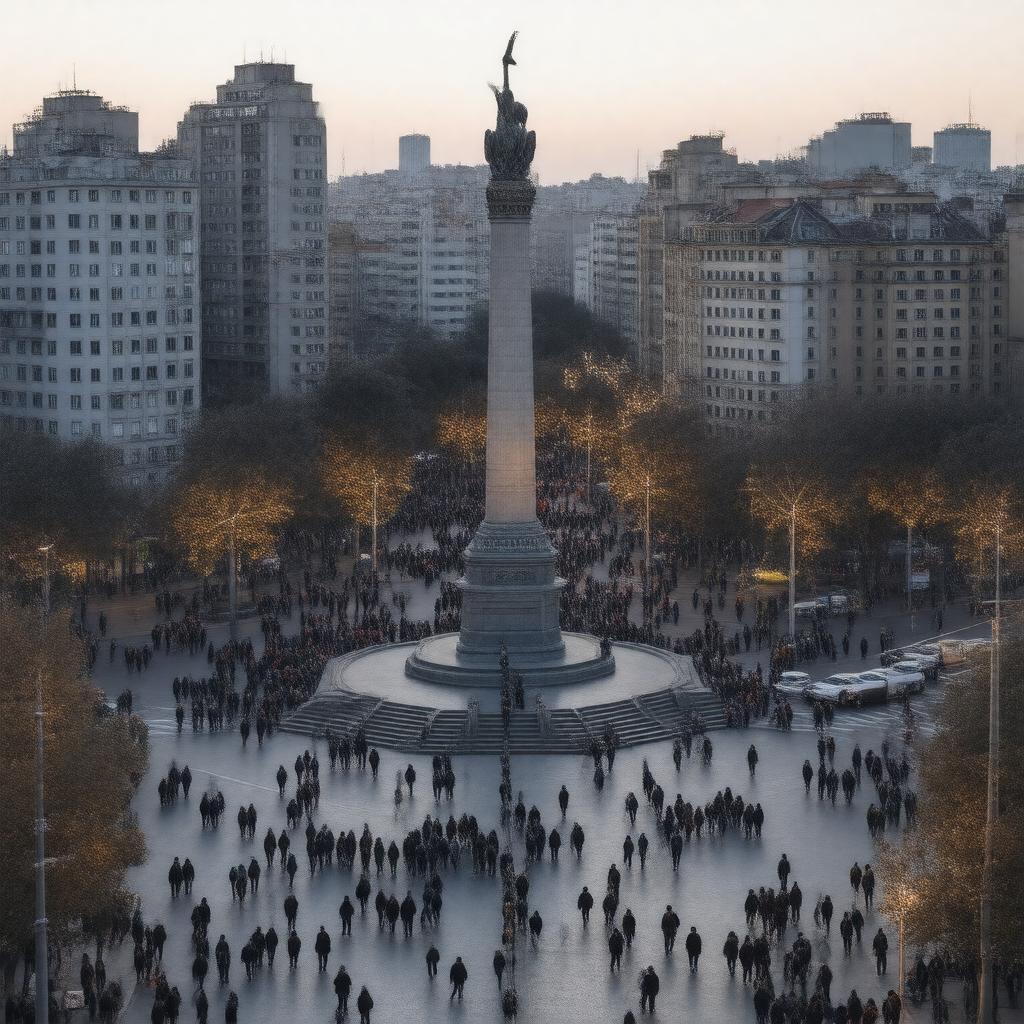 Click to view larger image AI-created image of Taksim Square