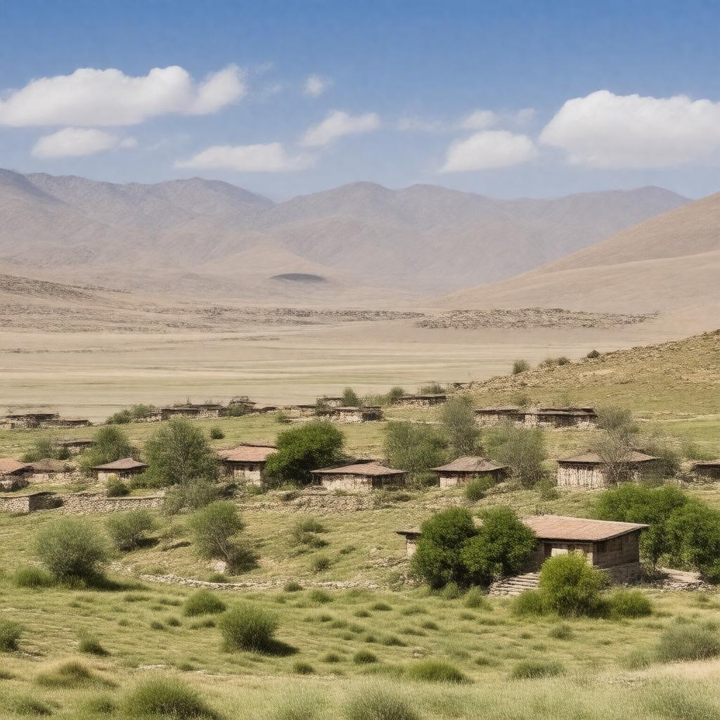 AI-created image of Taktser, Amdo, Tibet