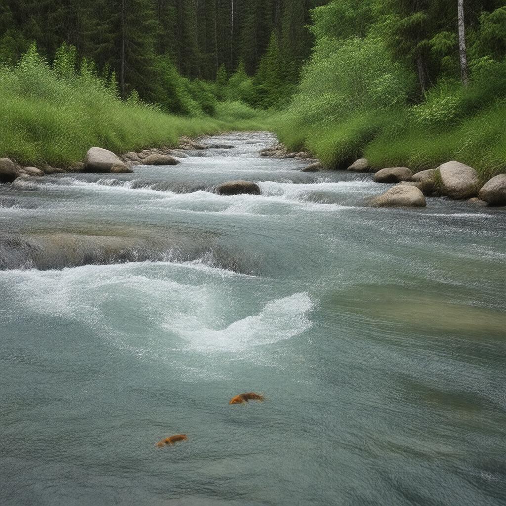 AI-created image of Talarik Creek