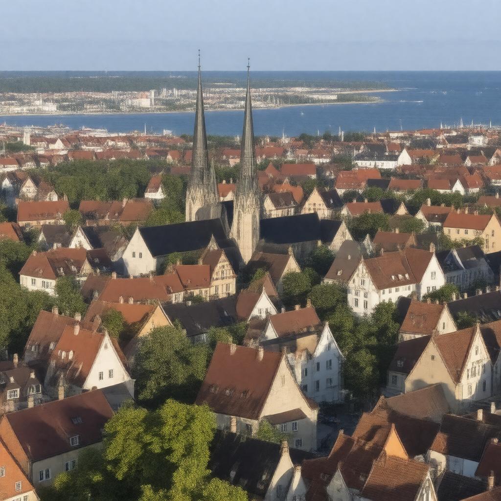 AI-created image of Tallinn