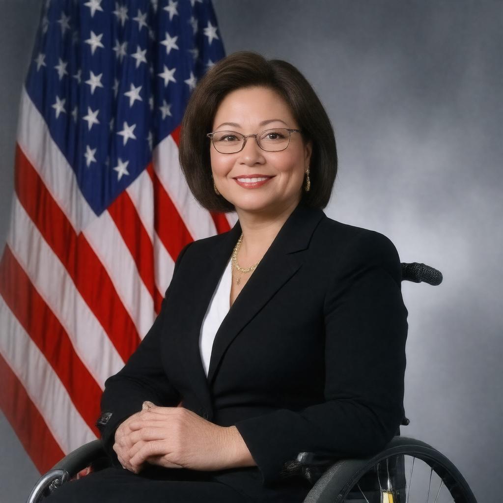 AI-created image of Tammy Duckworth