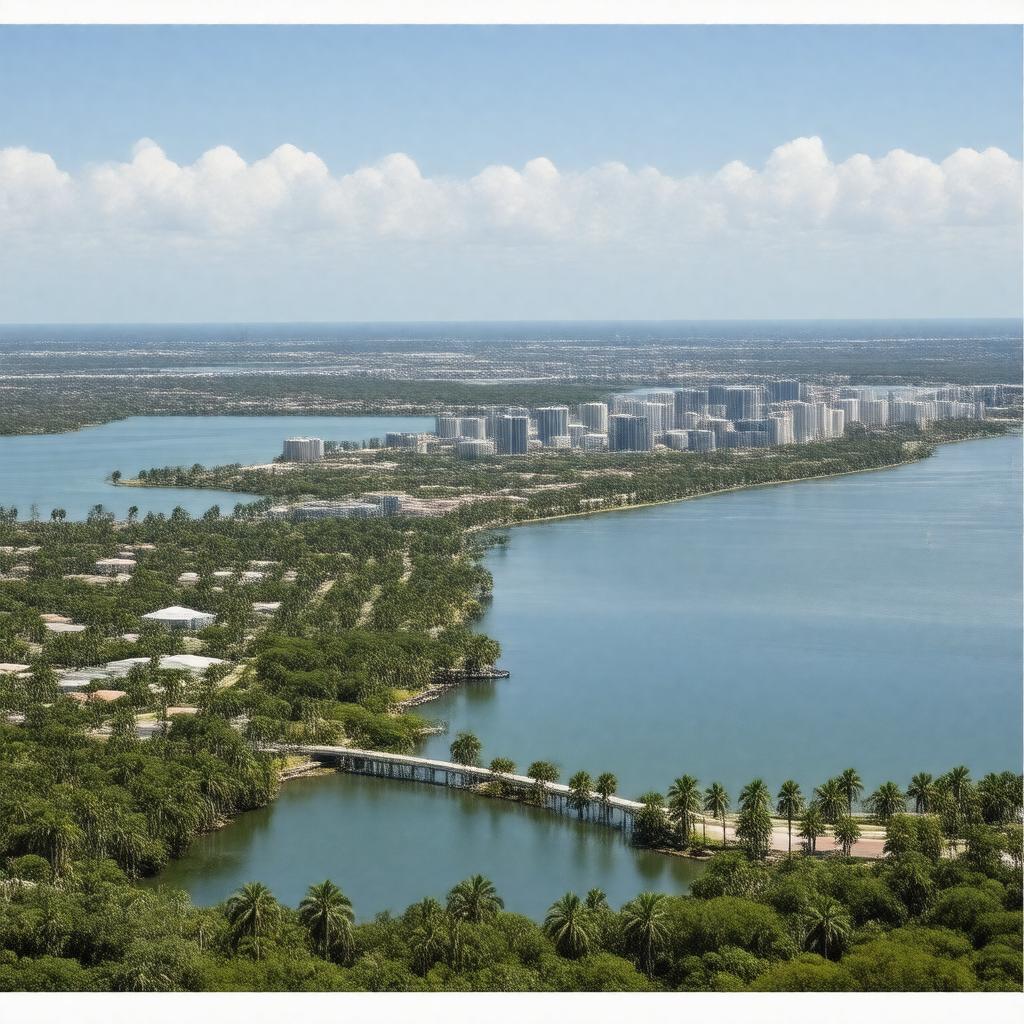 AI-created image of Tampa Bay area