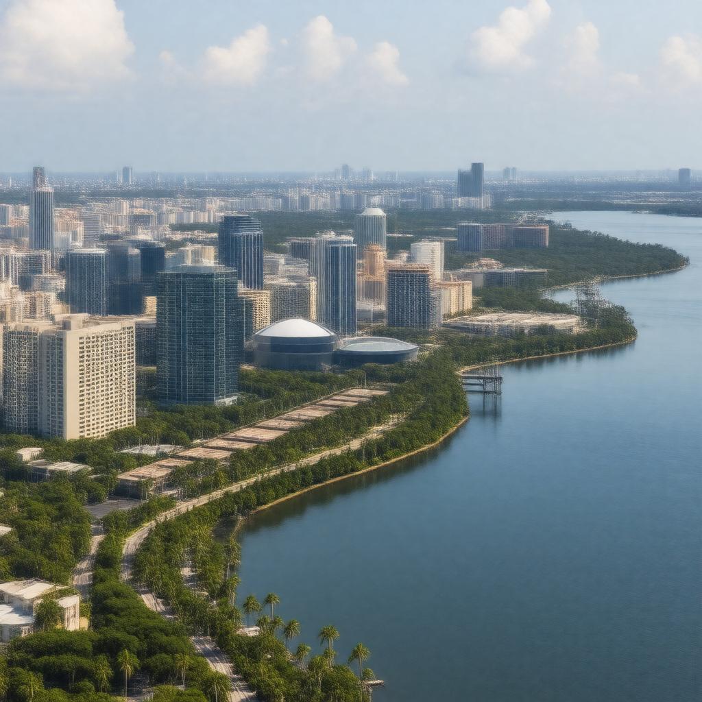 AI-created image of Tampa, Florida, United States