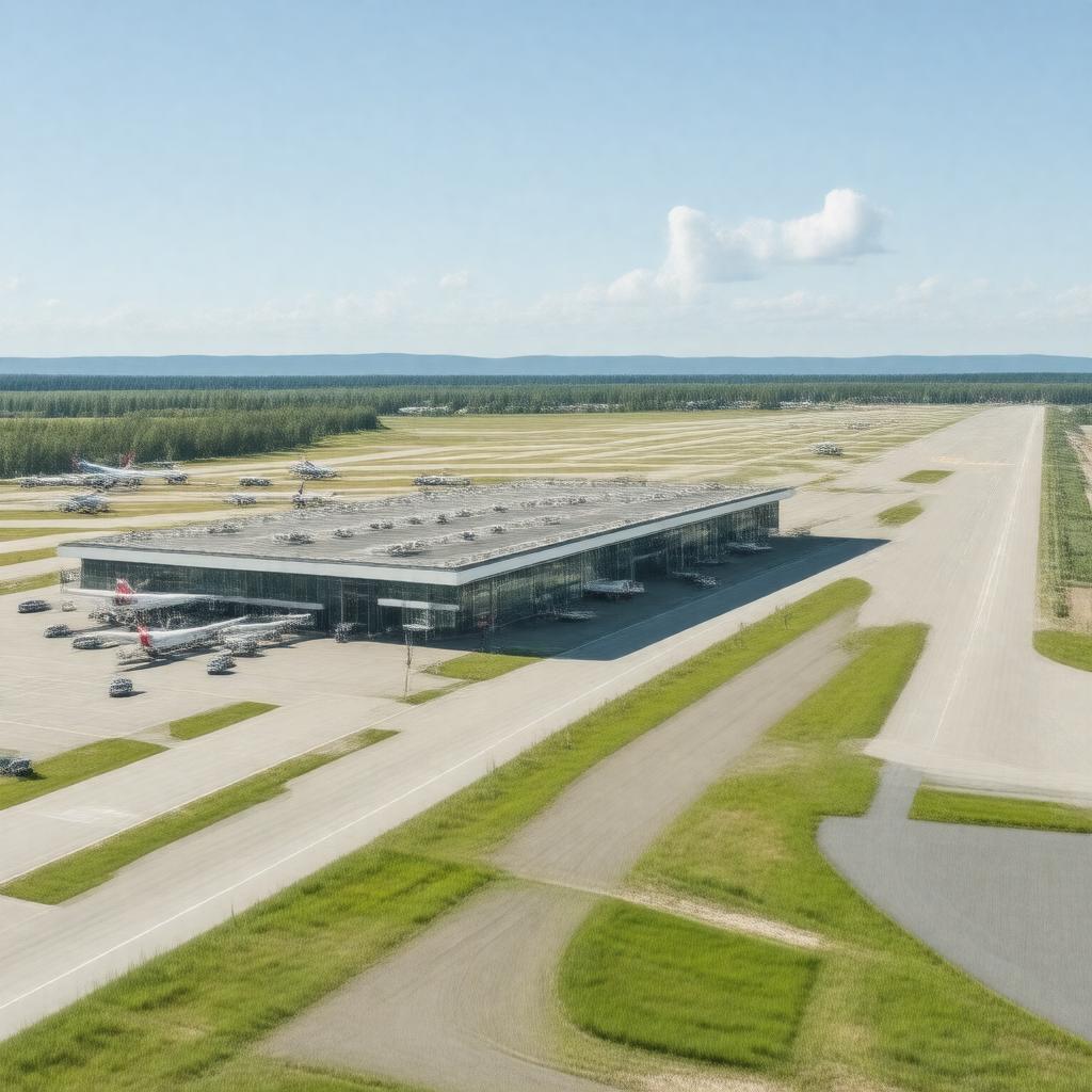 Click to view larger image AI-created image of Tampere–Pirkkala Airport