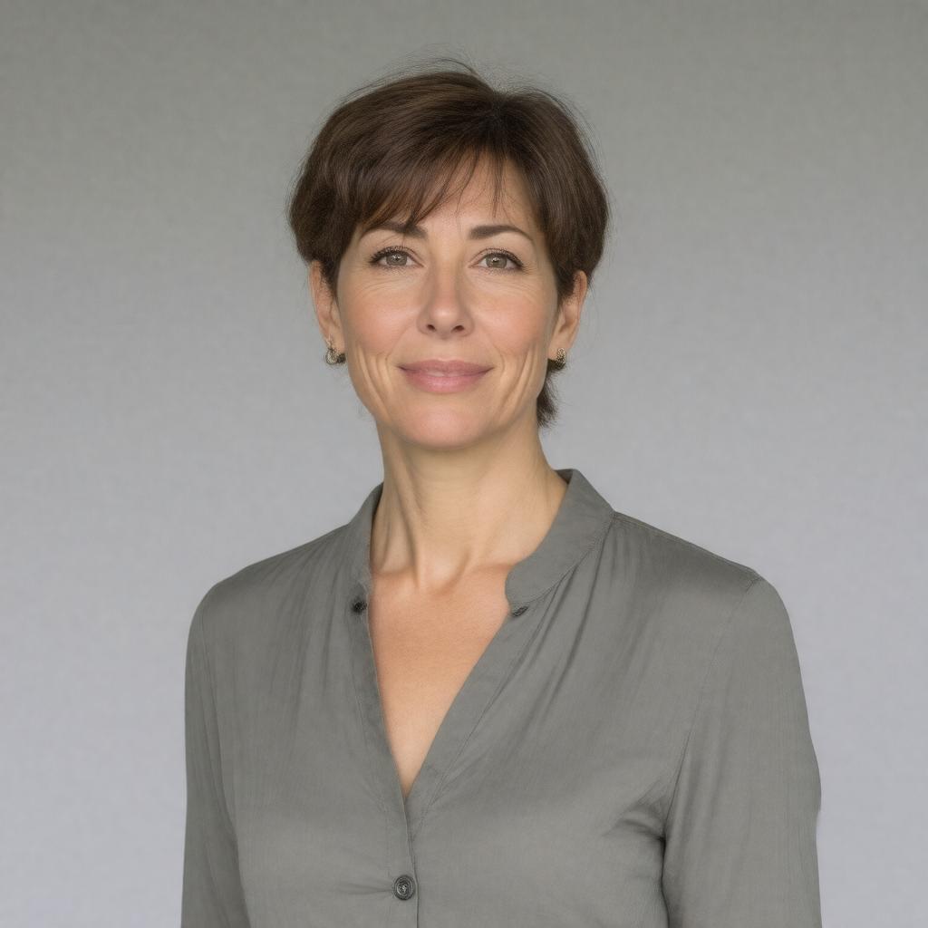 AI-created image of Tamsin Greig