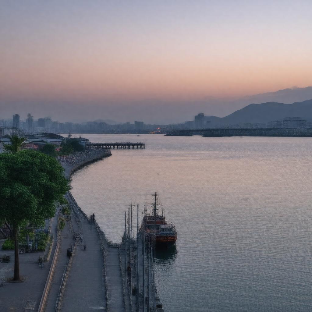 AI-created image of Tamsui