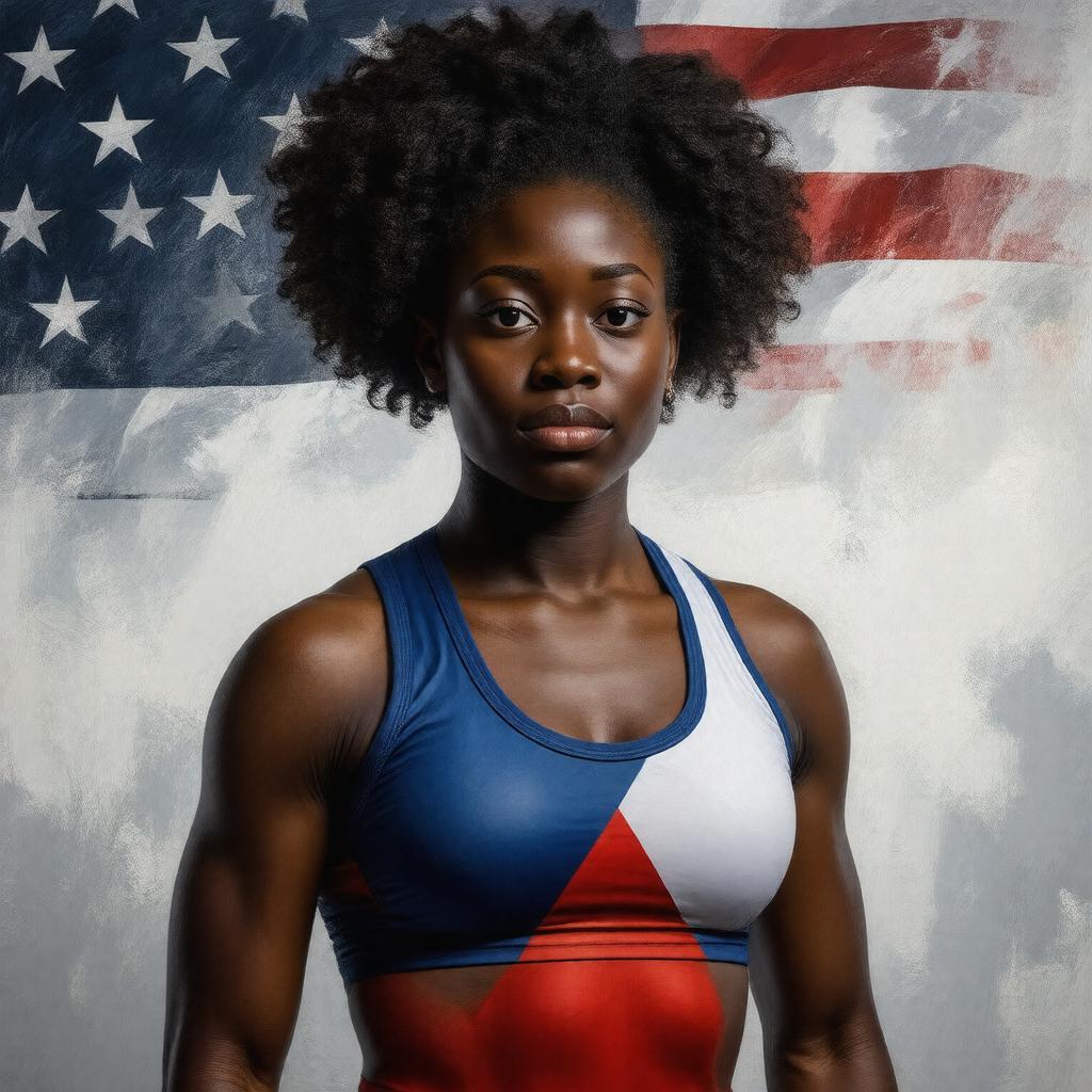 AI-created image of Tamyra Mensah-Stock