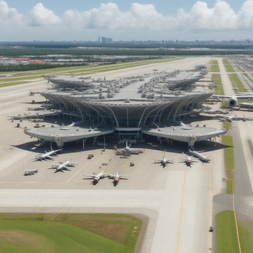 AI-created image of Tan Son Nhat International Airport