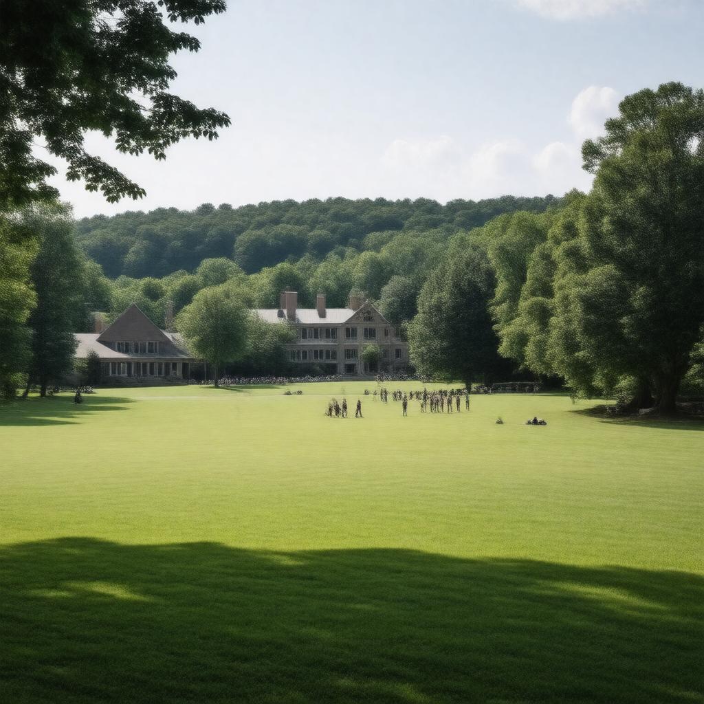 AI-created image of Tanglewood Music Center