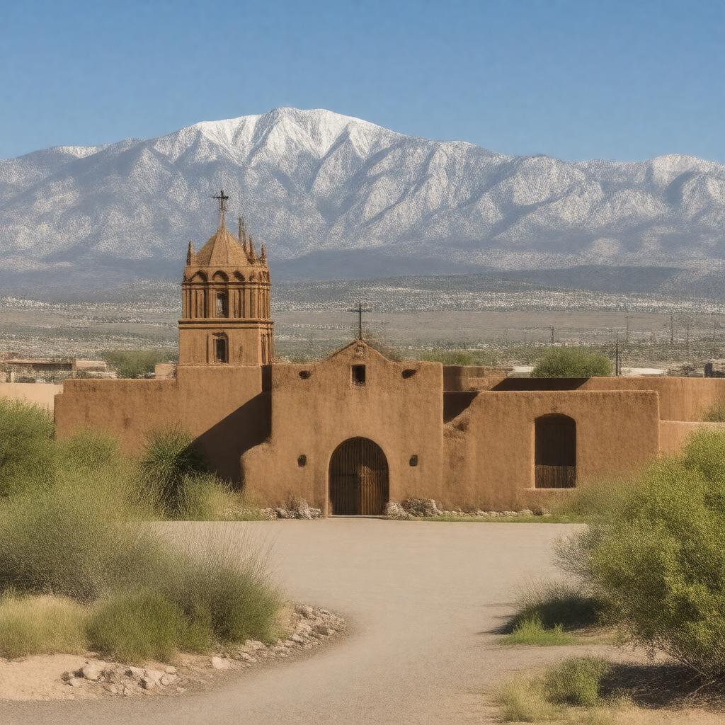 AI-created image of Taos, New Mexico