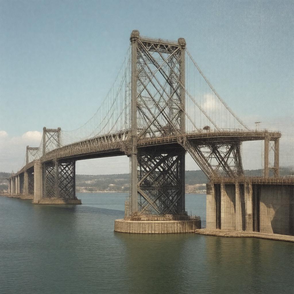 AI-created image of Tappan Zee Bridge