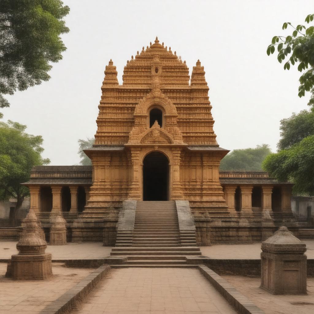 Click to view larger image AI-created image of Tarapith Temple