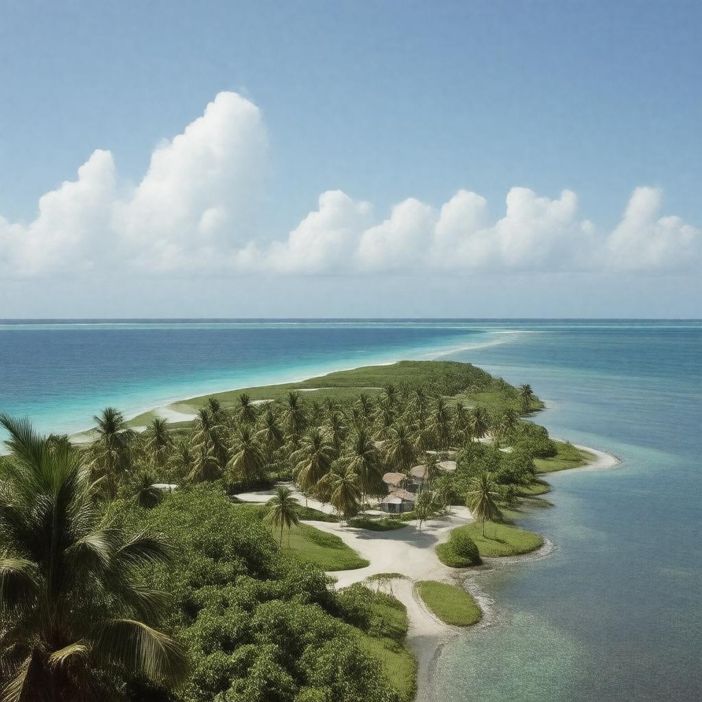 AI-created image of Tarawa