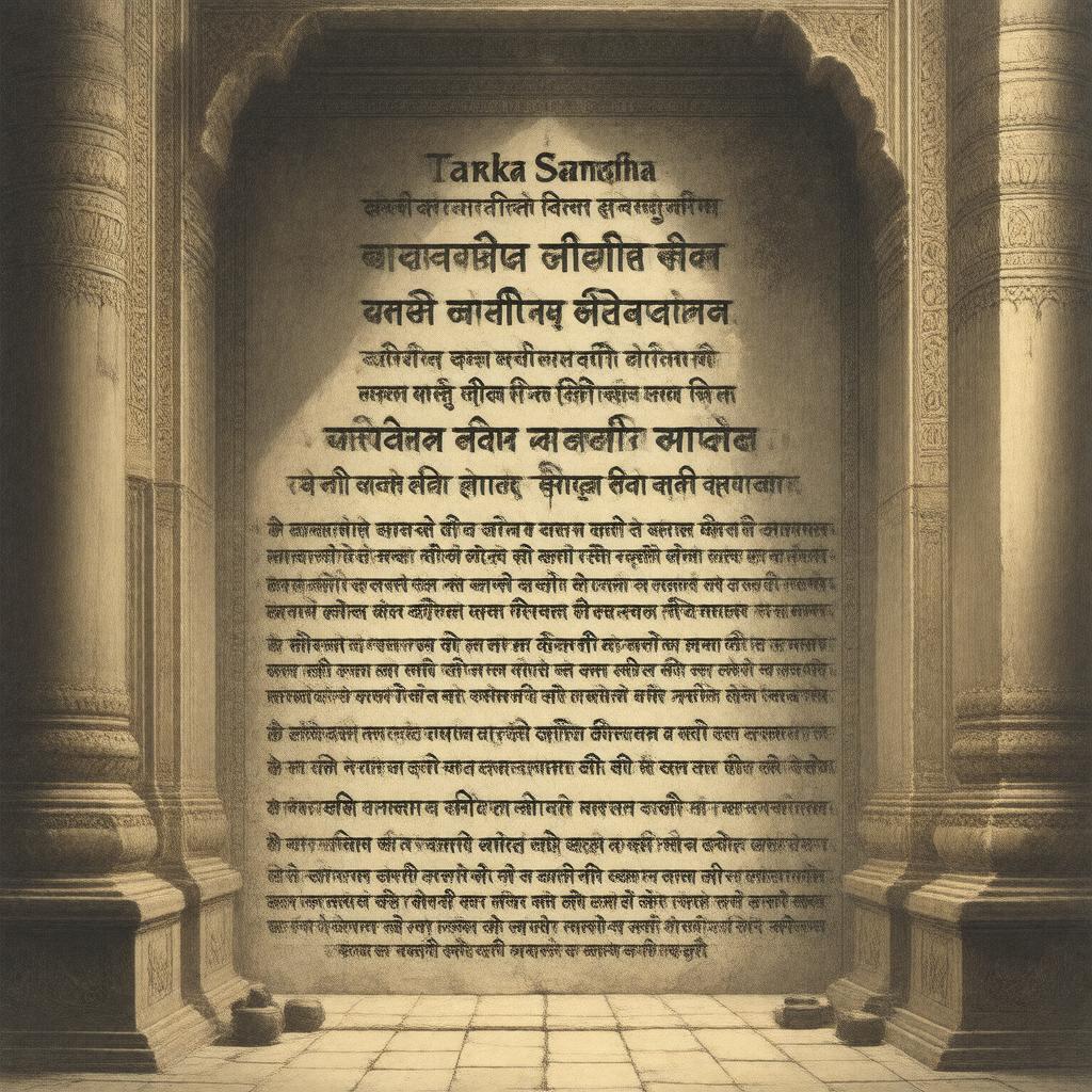 AI-created image of Tarka Samgraha