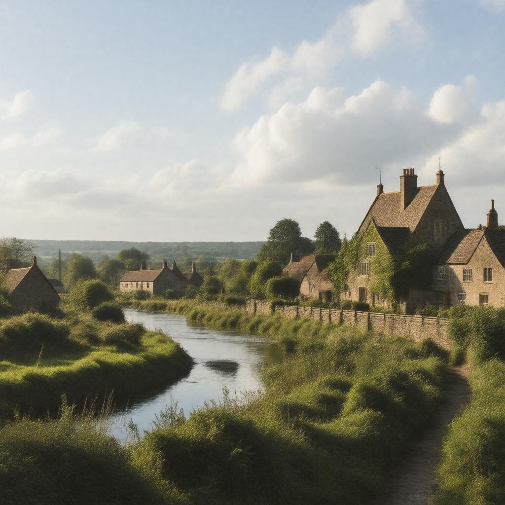 AI-created image of Tarleton, Lancashire, England