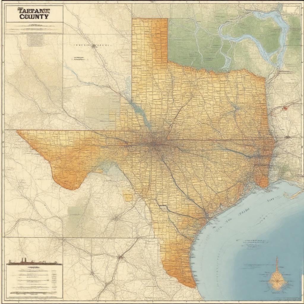 AI-created image of Tarrant County