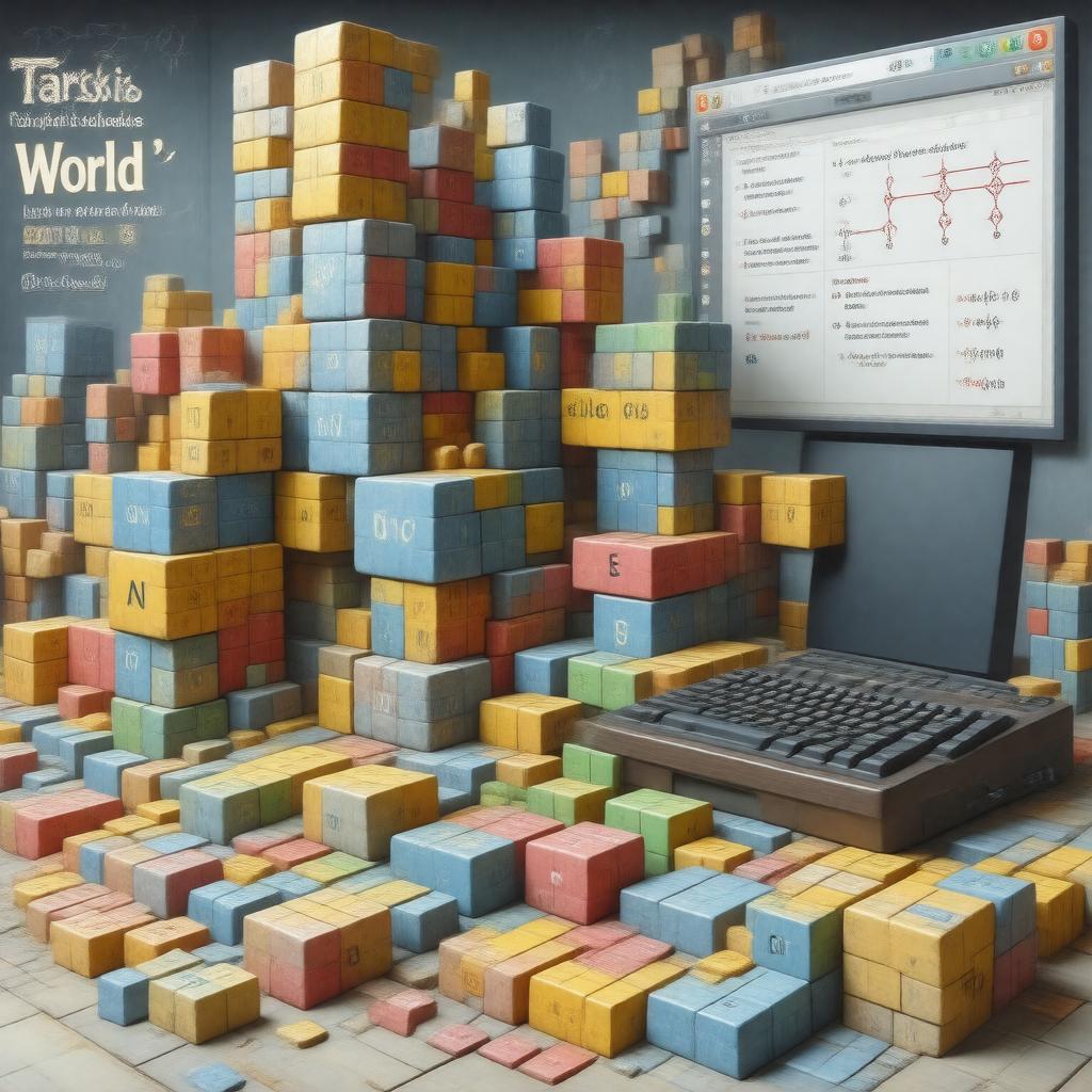 Click to view larger image AI-created image of Tarski's World