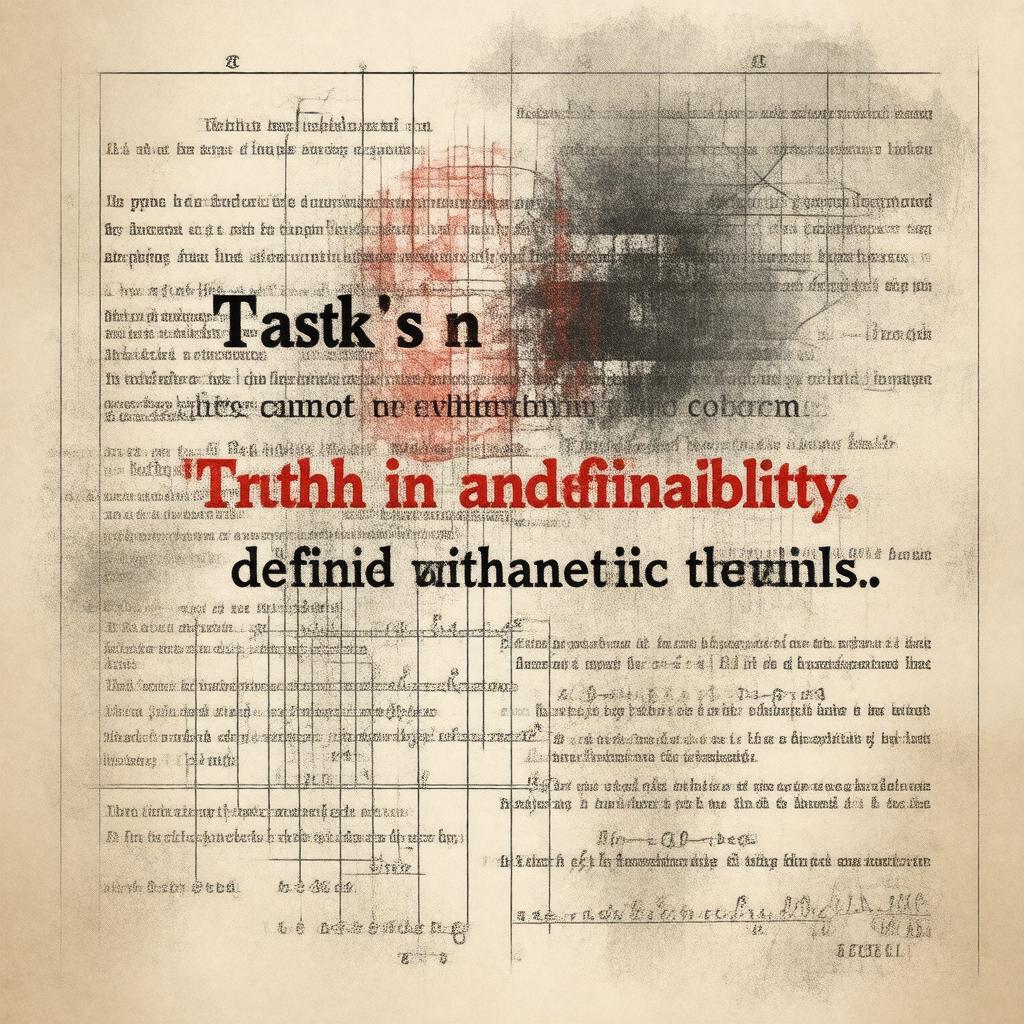 Click to view larger image AI-created image of Tarski's theorem