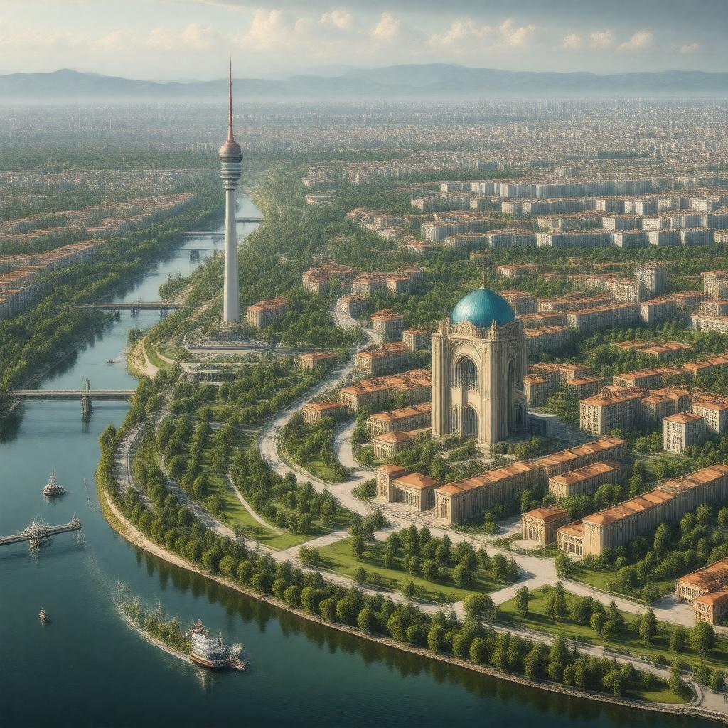 AI-created image of Tashkent