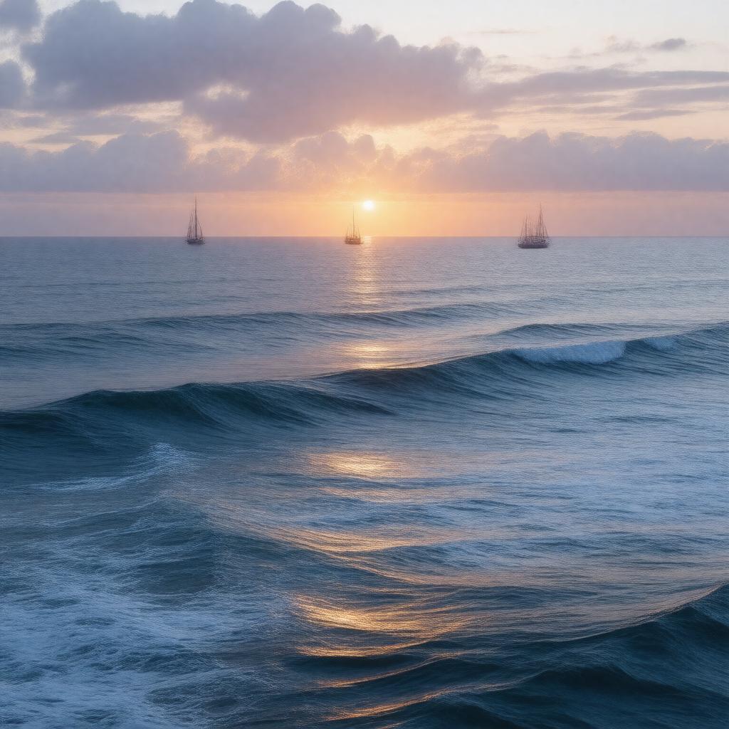 AI-created image of Tasman Sea