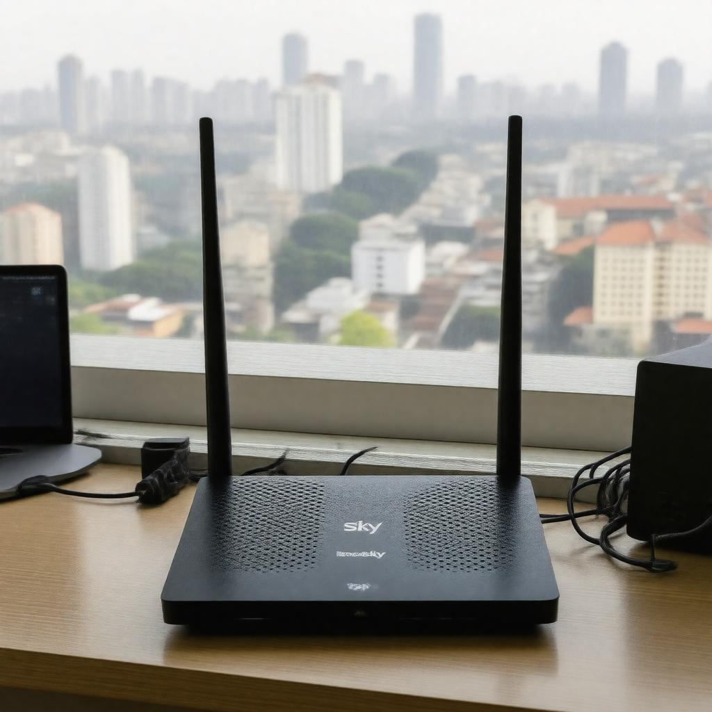 AI-created image of Tata Sky Broadband