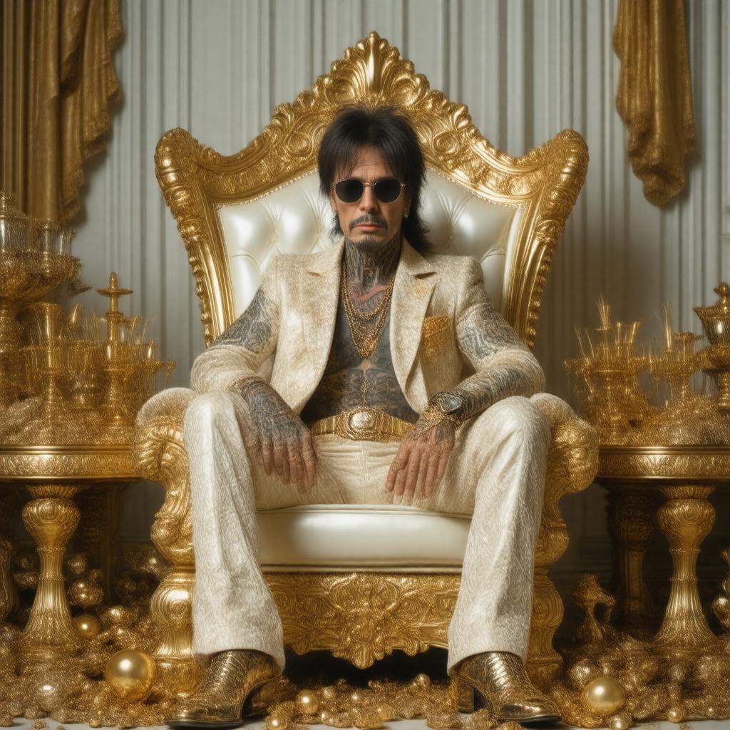 AI-created image of Tattooed Millionaire